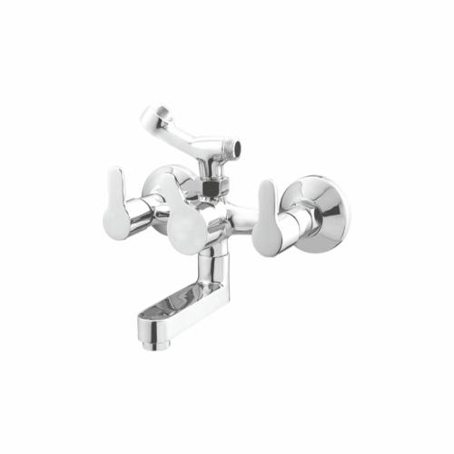 Wall Mixer Telephonic with Hand Shower Arrangement only with Crutch Chrome